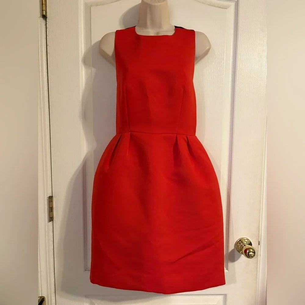 kate spade Red Mini Dress with Black Bow Back